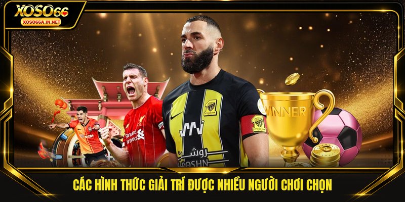 Các hình thức giải trí được nhiều người chơi chọn