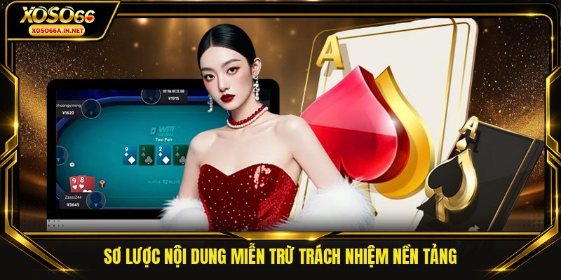 Sơ lược nội dung miễn trừ trách nhiệm nền tảng