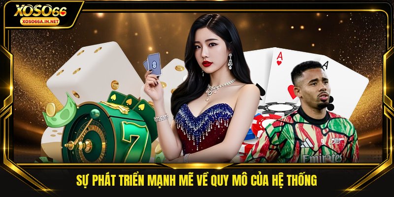 Sự phát triển mạnh mẽ về quy mô của hệ thống